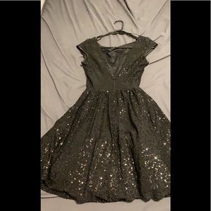 Windsor black glitter dress